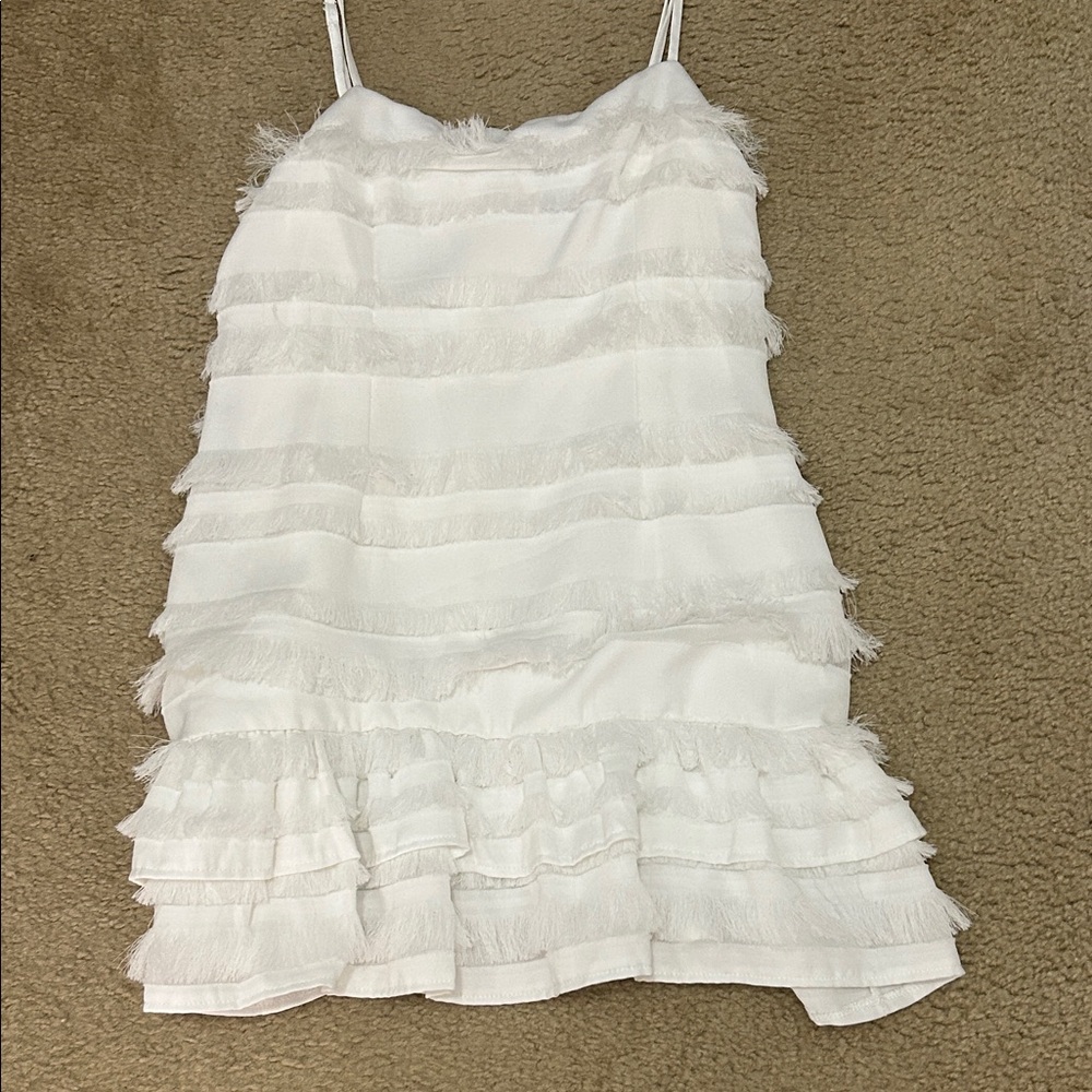 Princess Polly White Layered Kids Dress